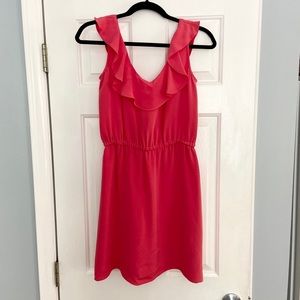 Anlo Coral Dress with Ruffle